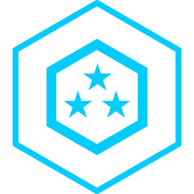 Yıldız. Web simgesi basit illüstrasyon