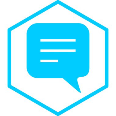 Konuş. Web simgesi vektör illüstrasyonu