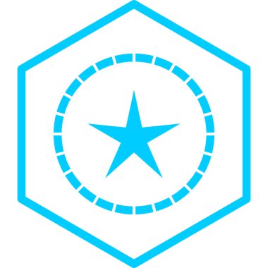 Yıldız. Web simgesi basit illüstrasyon