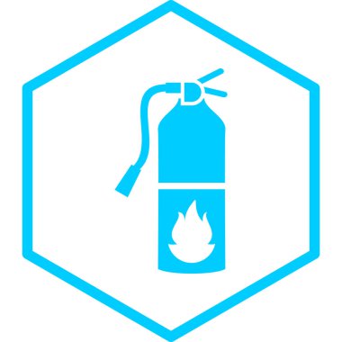 Yangın söndürme ikonu. vektör illüstrasyonu