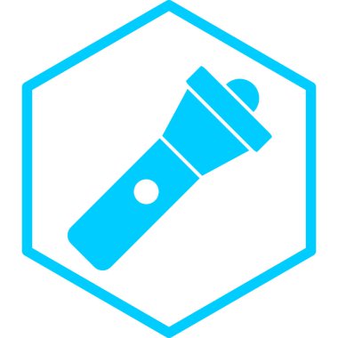 el feneri. Web simgesi basit illüstrasyon