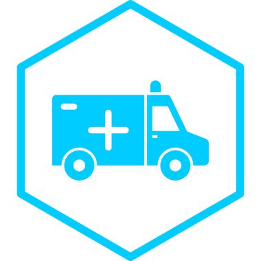 ambulans vektör simgesi