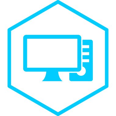 bilgisayar izleyici vektör simgesi