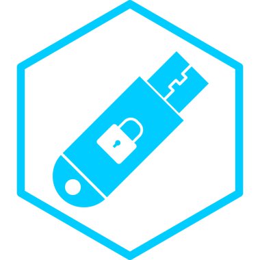 usb flash disk vektör illüstrasyonu