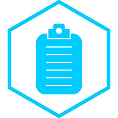 Belge. Web simgesi basit illüstrasyon