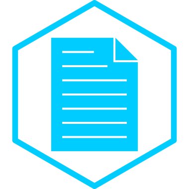 Belge dosyası. Web simgesi