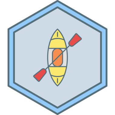 Kano. Web simgesi basit illüstrasyon