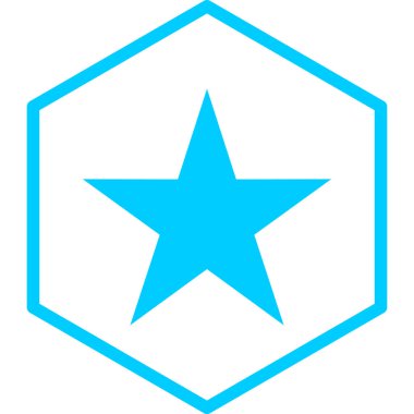 Yıldız. Web simgesi basit illüstrasyon