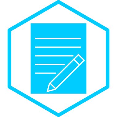 Belge. Web simgesi basit tasarım