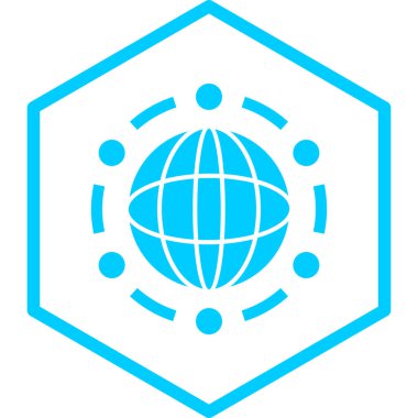 küresel ağ. Basit resimleme