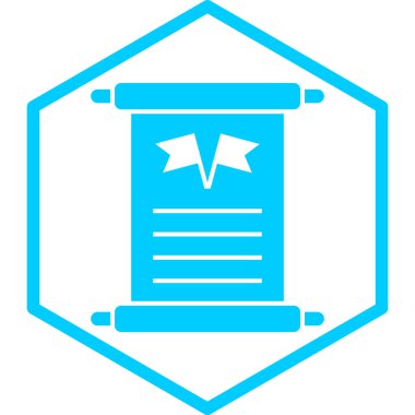 charter web simgesi basit tasarım illüstrasyonu