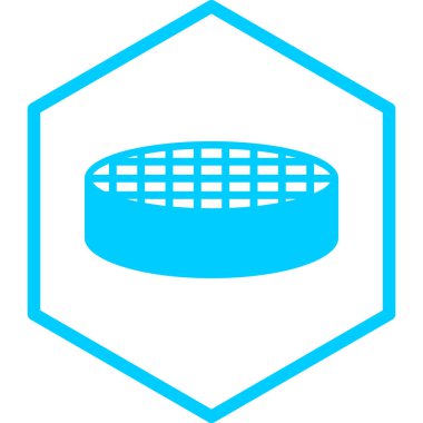 futbol ikonu vektör illüstrasyonu