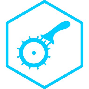 Gördüm. Web simgesi basit illüstrasyon