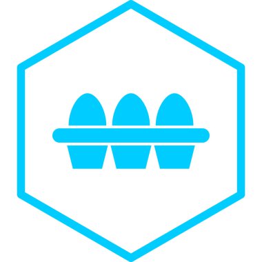 Yumurta Simgesi, Vektör illüstrasyonu