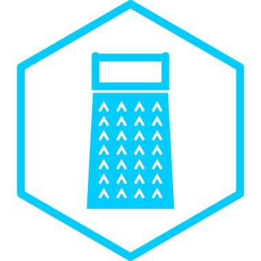 Mavi ve beyaz bayrak simgesinin vektör çizimi