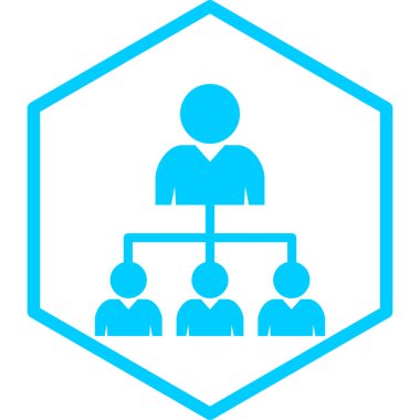 iş insanları simgesi vektör illüstrasyonu