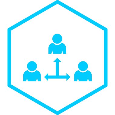 İnsan simgesinin vektör illüstrasyonu