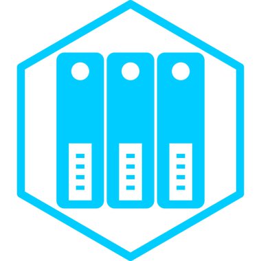 depolama web simgesi basit tasarım illüstrasyonu