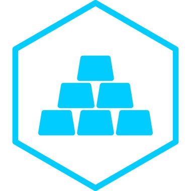 Bir çubuk simgesinin vektör illüstrasyonu