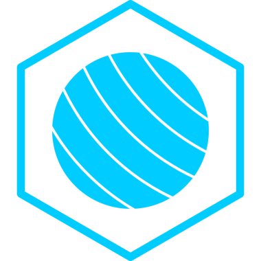 Top. Web simgesi basit illüstrasyon