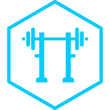 Ağırlık kaldırma. Web simgesi