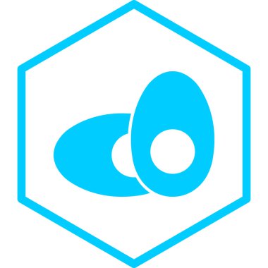 Tek bir simgenin vektör illüstrasyonu