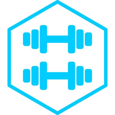 Dambıl. Web simgesi basit illüstrasyon