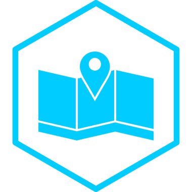 Harita iğnesi. Web simgesi