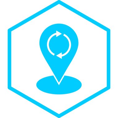 Harita işaretleyici. Basit tasarım