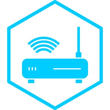 Yönlendirici. Web simgesi basit illüstrasyon