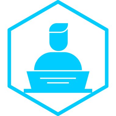 Modern eğitim ikonunun vektör illüstrasyonu