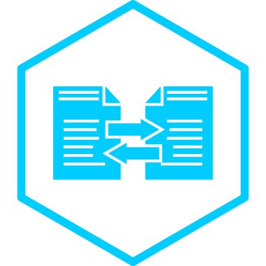 belge simgesi, vektör çizimi