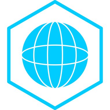 Dünya Küresi. Web simgesi