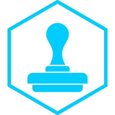 Damga simge vektör çizim