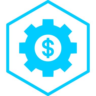 Dolar. Web simgesi basit illüstrasyon