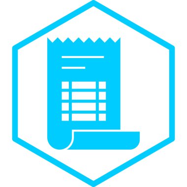 Belge. Web simgesi basit illüstrasyon