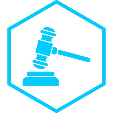 kanun simgesi vektör illüstrasyonu