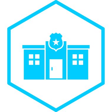 Hastane. Web simgesi basit illüstrasyon