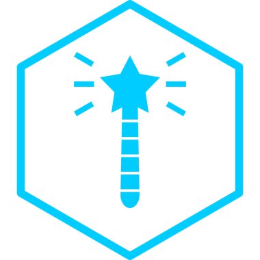 Yıldız. Web simgesi basit illüstrasyon