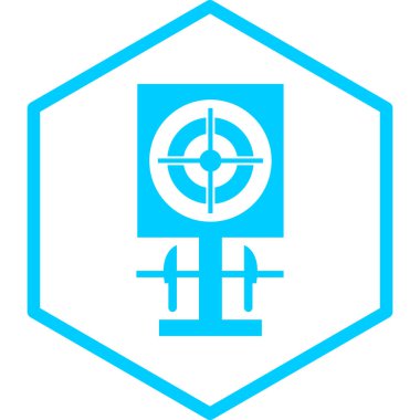 hedef simge vektör illüstrasyonu