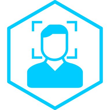 İnsan simgesinin vektör illüstrasyonu