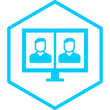 İş ve finans simgesinin vektör illüstrasyonu