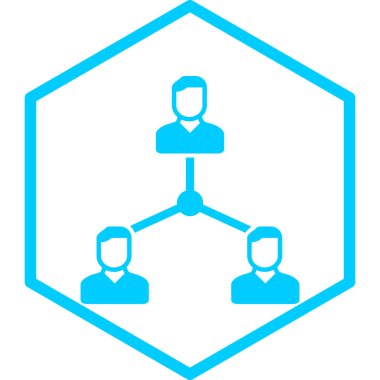 iş yönetimi simgesi, vektör illüstrasyonu