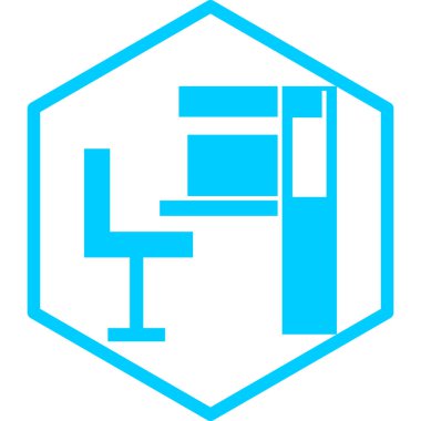 masa web simgesi basit illüstrasyon