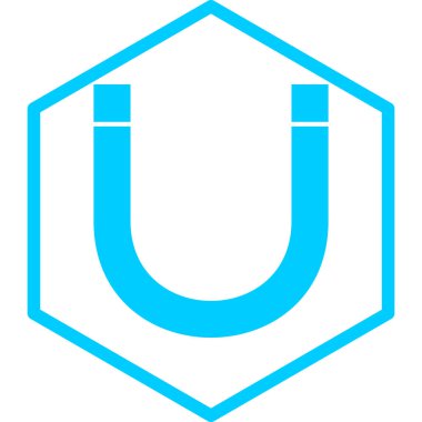 Mıknatıs Web simgesi basit illüstrasyon