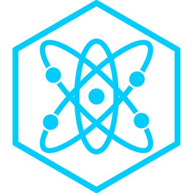 atom. Web simgesi basit tasarım