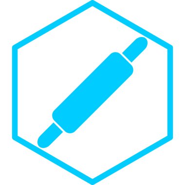 boya fırçası simgesi, vektör illüstrasyonu