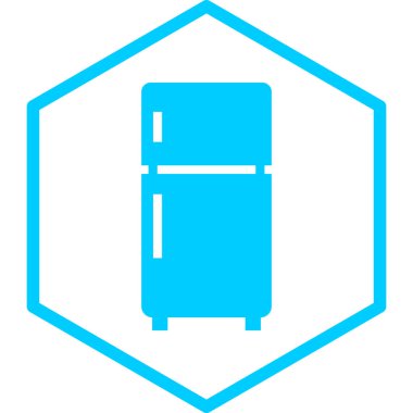 buzdolabı vektör simgesi modern basit illüstrasyon