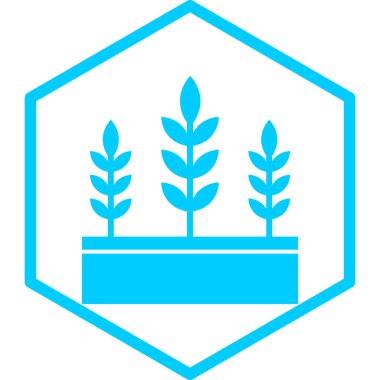 Bir ağaç simgesinin vektör illüstrasyonu