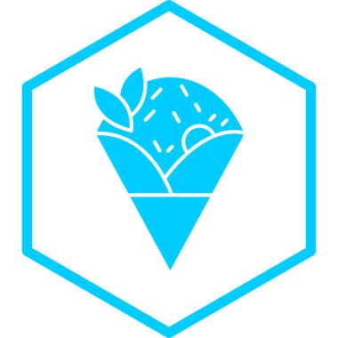 Gıda simgesinin vektör illüstrasyonu